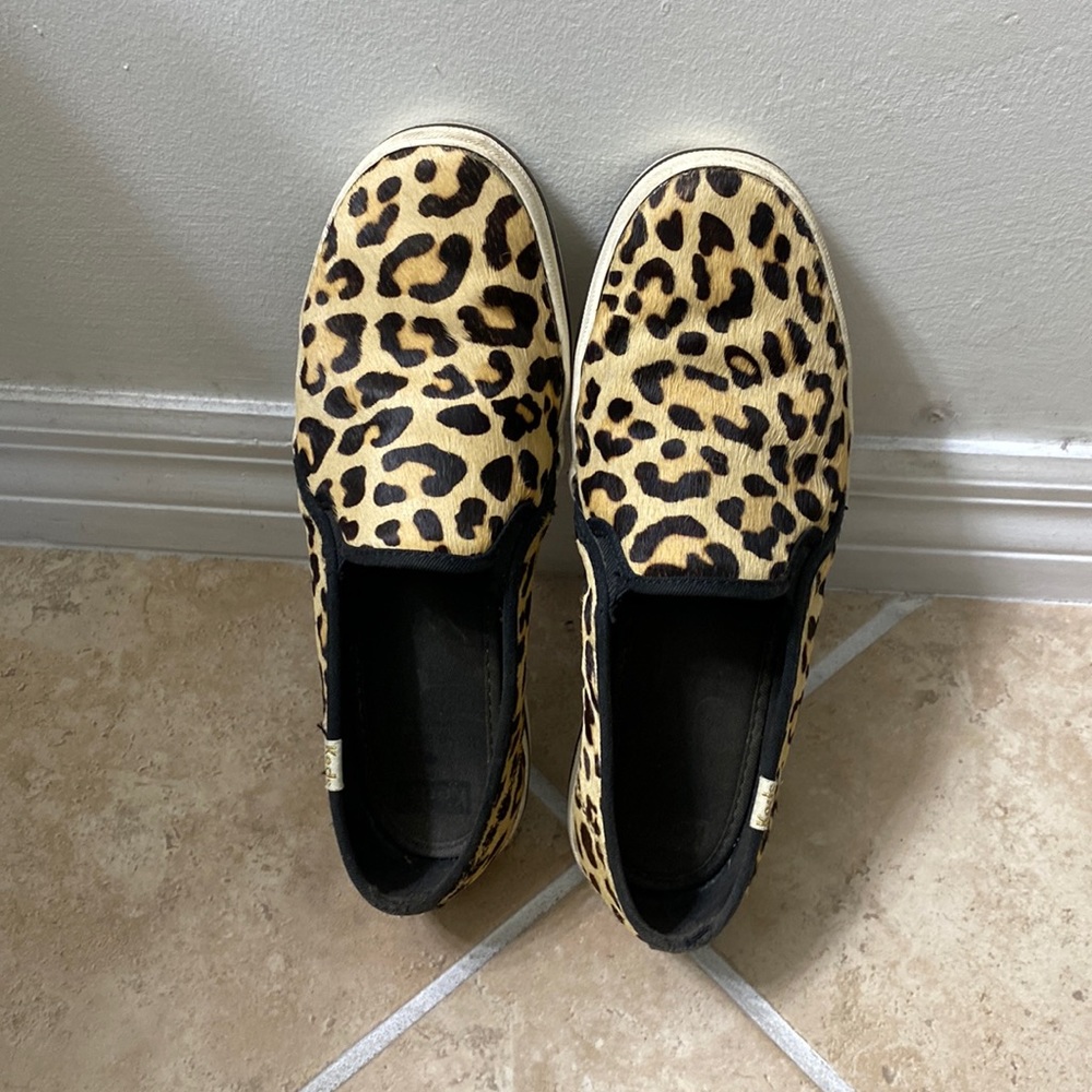 Keds X Kate Spade New York Double Decker Leopard-print Sneakers